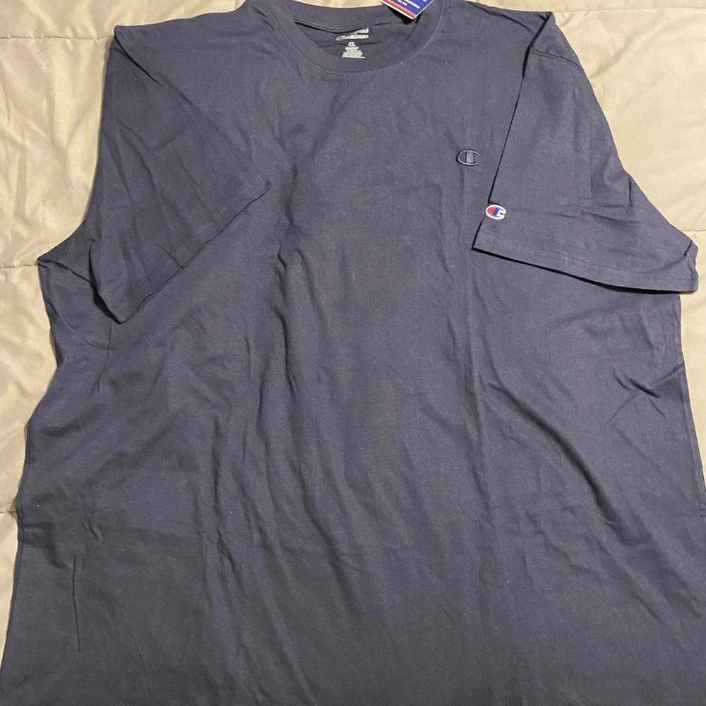 Champion short sleeve mens navy shirt